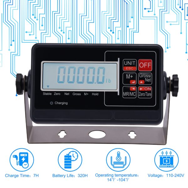 Wheelchair Scale for Home use 700 x 0.2lb Digital Medical Scale with Dual Ramp - Image 4